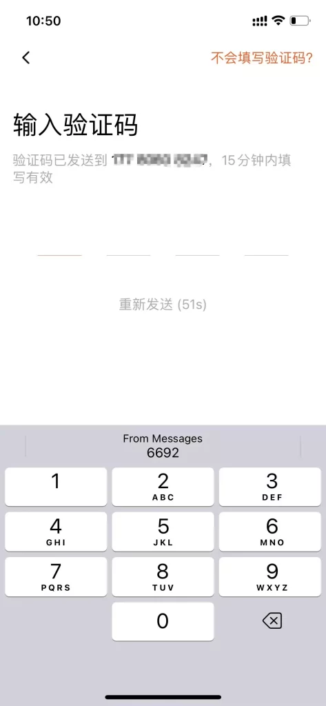 Sms recived message on Taobao